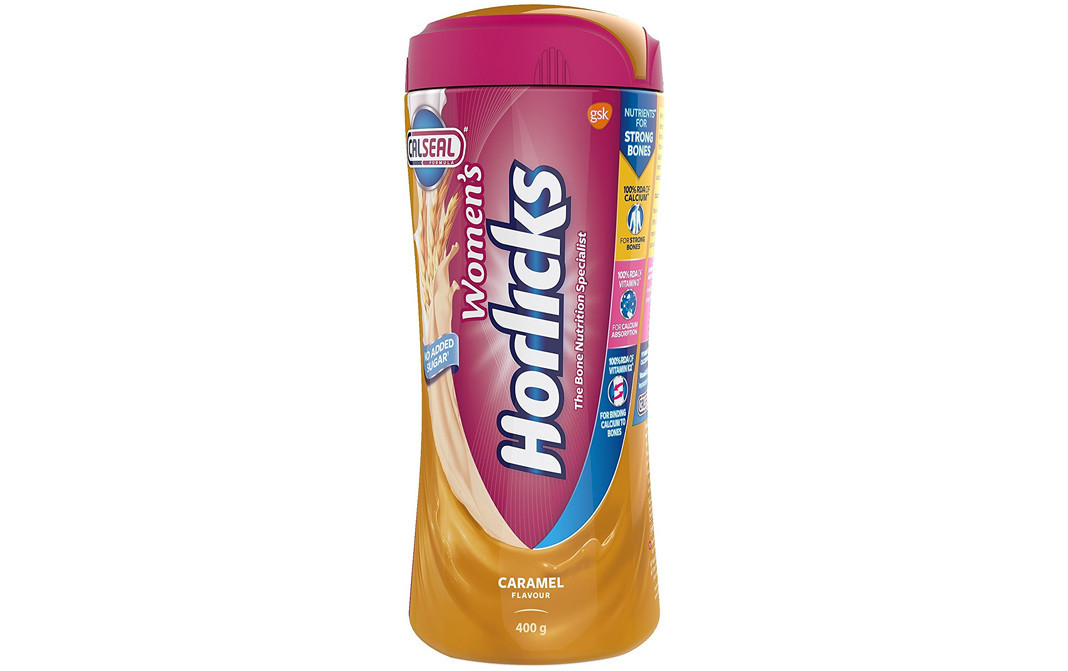 Women's Horlicks Caramel Flavour    Plastic Jar  400 grams